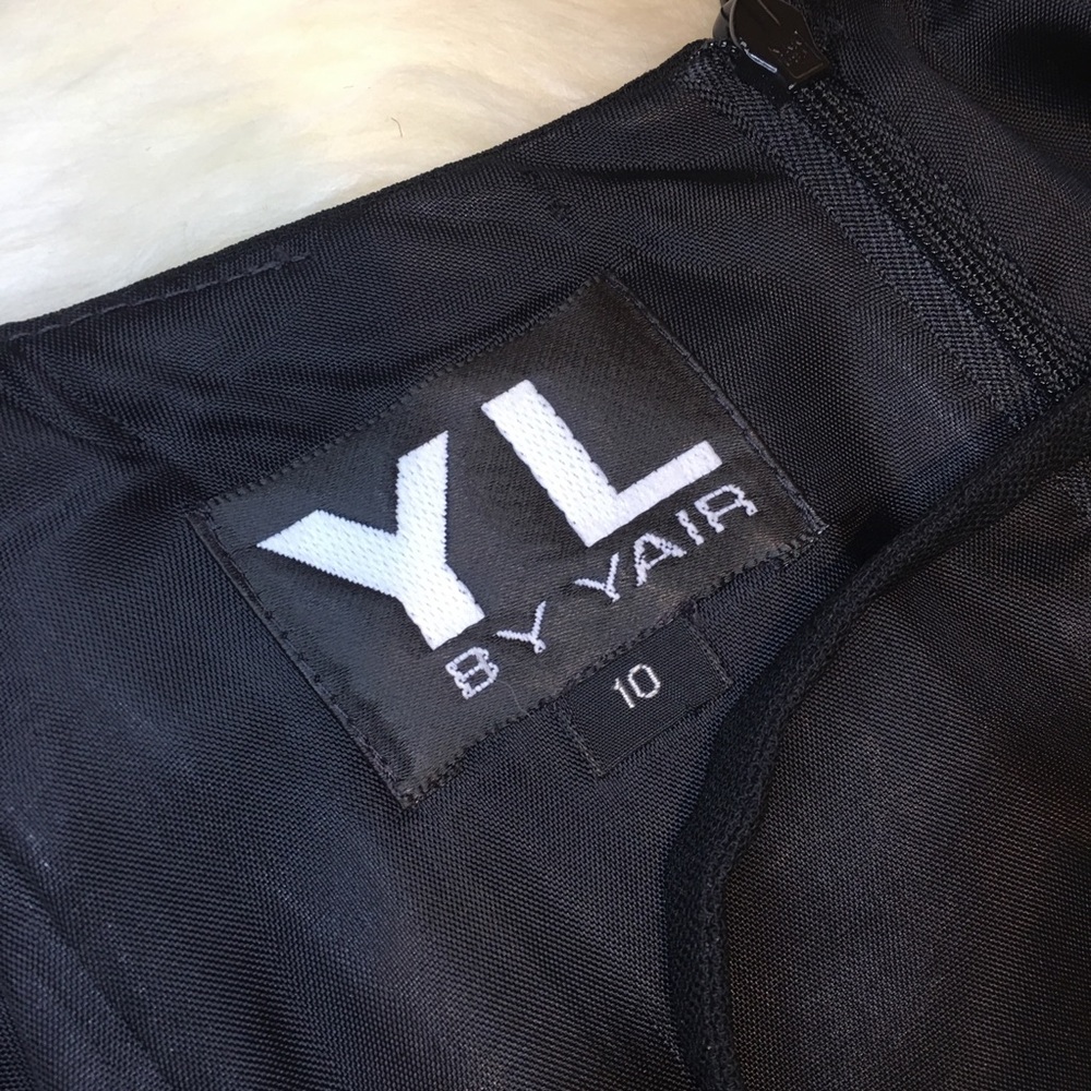YL black dress With Adjustable straps LBD size 10 - Picture 7 of 8